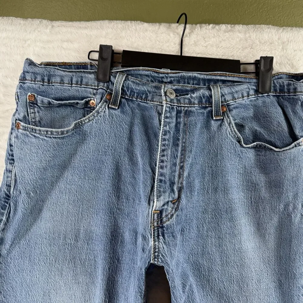 Levis 511 Slim Fit Stretch Jeans Mens Size 38x32 Med Wash Denim Casual Pants